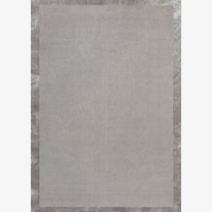 Fragment Wool & Silk Rug / Medium Grey