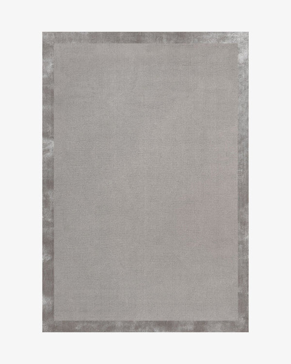 Fragment Wool & Silk Rug / Medium Grey
