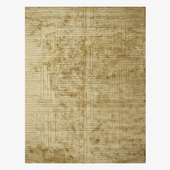 Venecia Gold Silk Rug