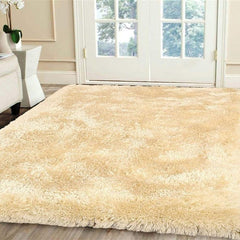 Butter Cream Plain Polyster Carpetify