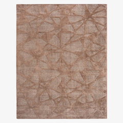 Sepia Wool & Silk Rug