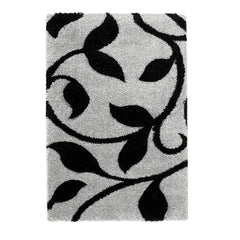 Botanical Grey Rug Carpetify