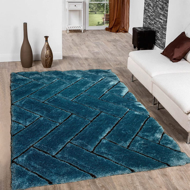 Teal Chevron Carpetify