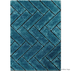 Teal Chevron Carpetify