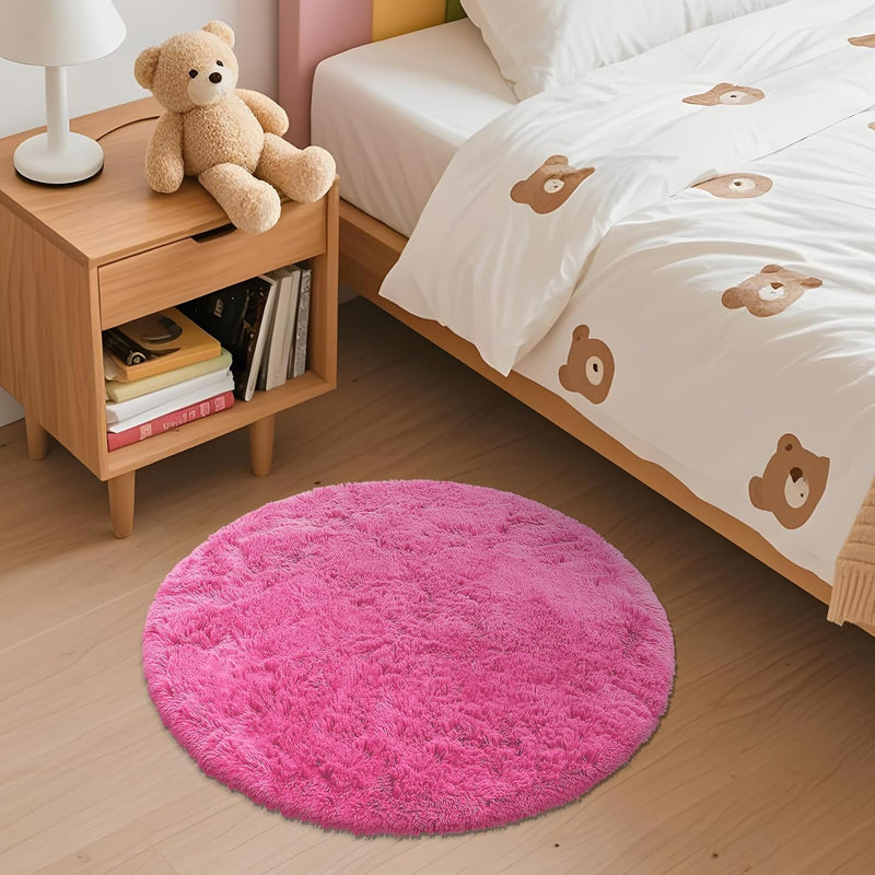 Baby Pink Round Carpetify
