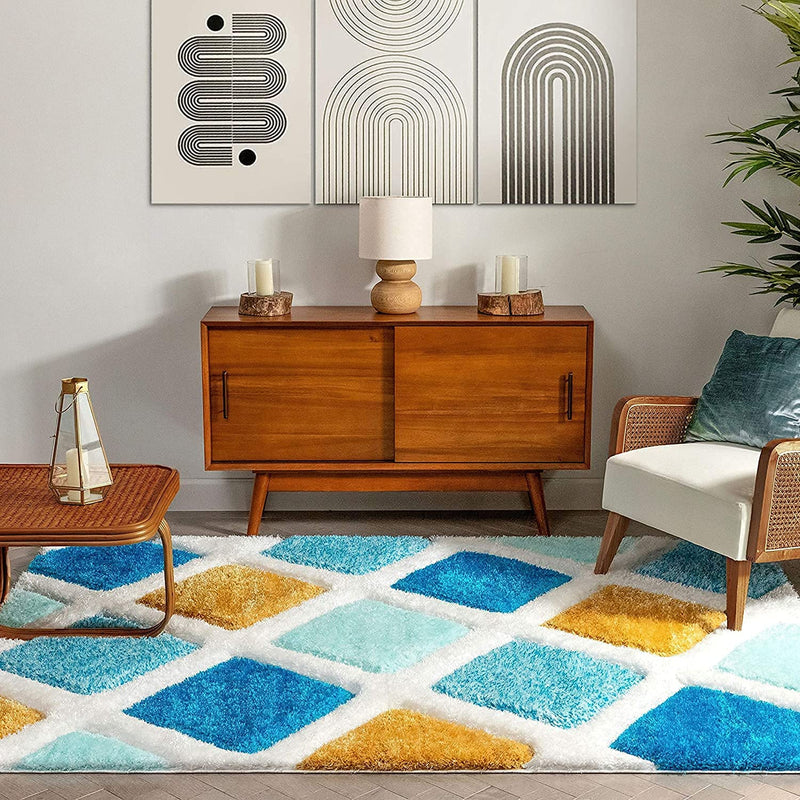 Azure Mosaic Carpetify