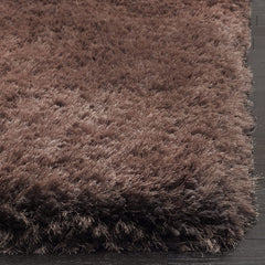 Brown Plain Polyster Carpetify