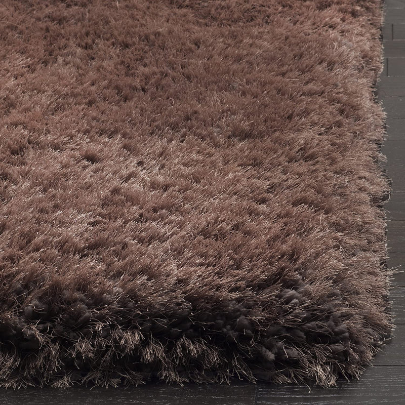 Brown Plain Polyster Carpetify