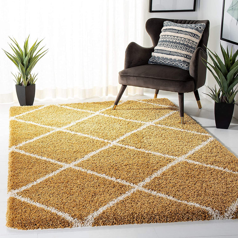 Mustard Trellis Carpetify
