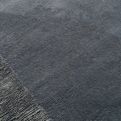 Close-up of Slate wool rug surface texture