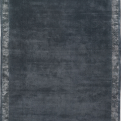 Slate dark grey hand tufted wool rug
