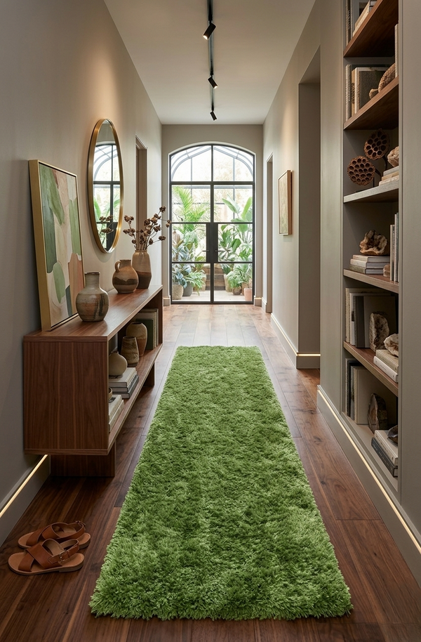 Polyester Grass Green Carpetify