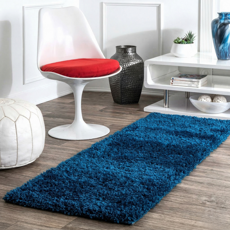 Polyester Ocean Blue Carpetify