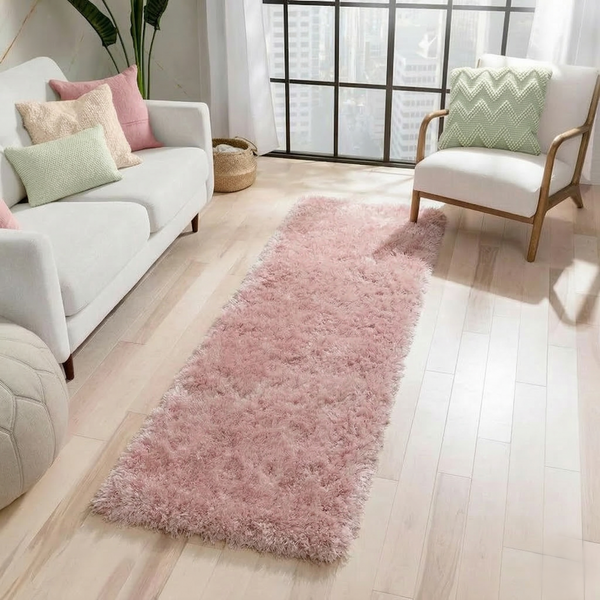 Polyester Peach Pink Carpetify