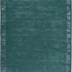 Verdant green hand tufted wool rug full view