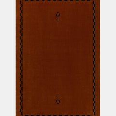 Trident hand tufted wool rug full view