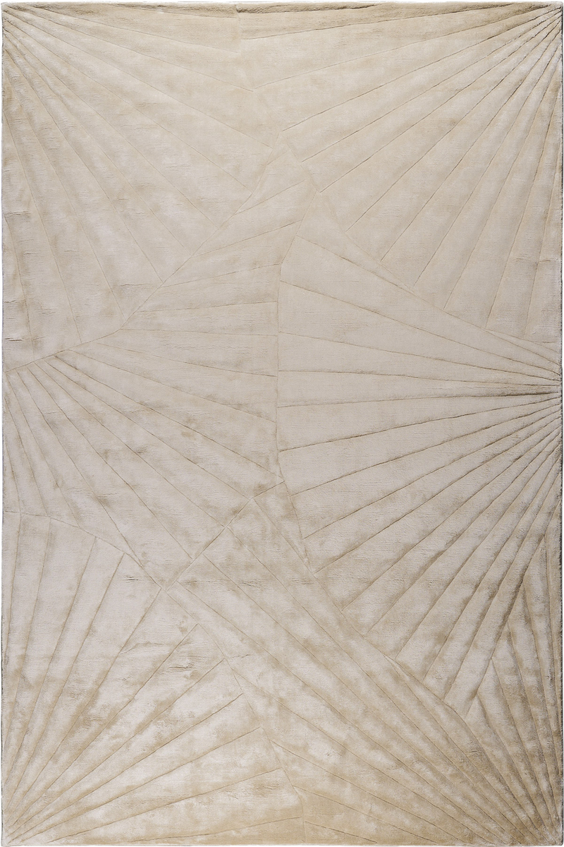 SHELL wool rug full view