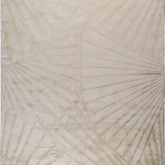 SHELL wool rug full view